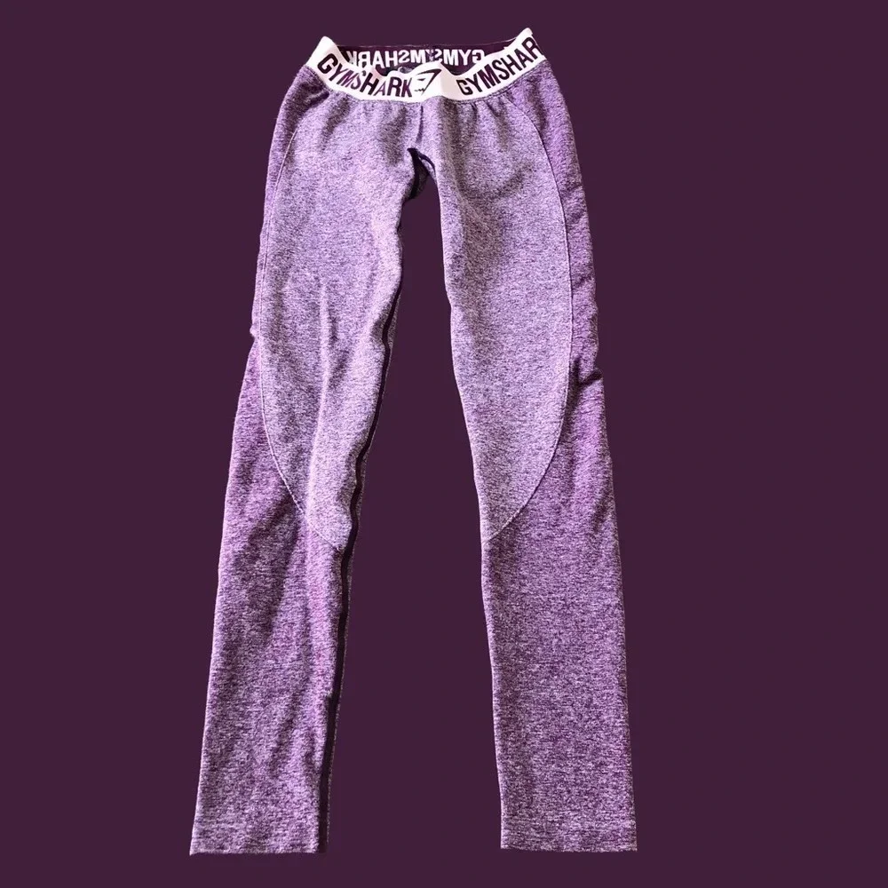Gymshark size XS Purple Seamless Flex Sculpting Leggings Workout Train‎ Lift Run